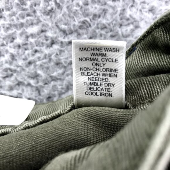 CATO Est. 1946 Womens Size 20W Green High Rise Belted Straight Ankle Jeans NEW - Picture 9 of 16